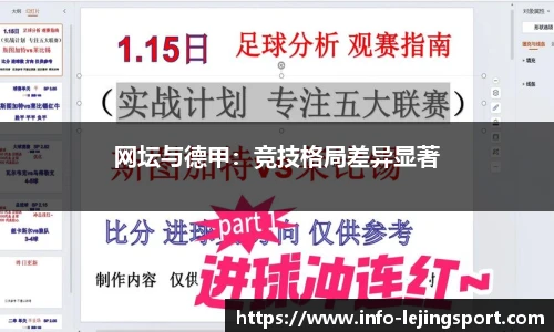 网坛与德甲：竞技格局差异显著