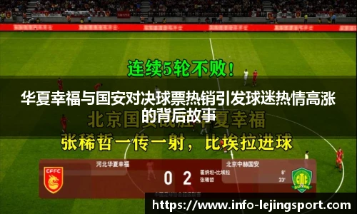 华夏幸福与国安对决球票热销引发球迷热情高涨的背后故事
